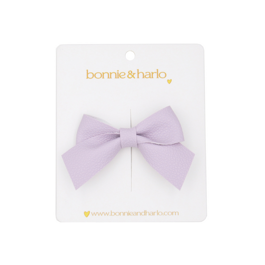 bow clip | purple