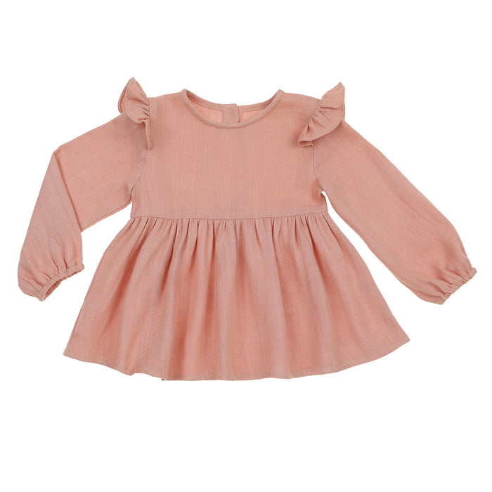 long sleeve blouse | pink