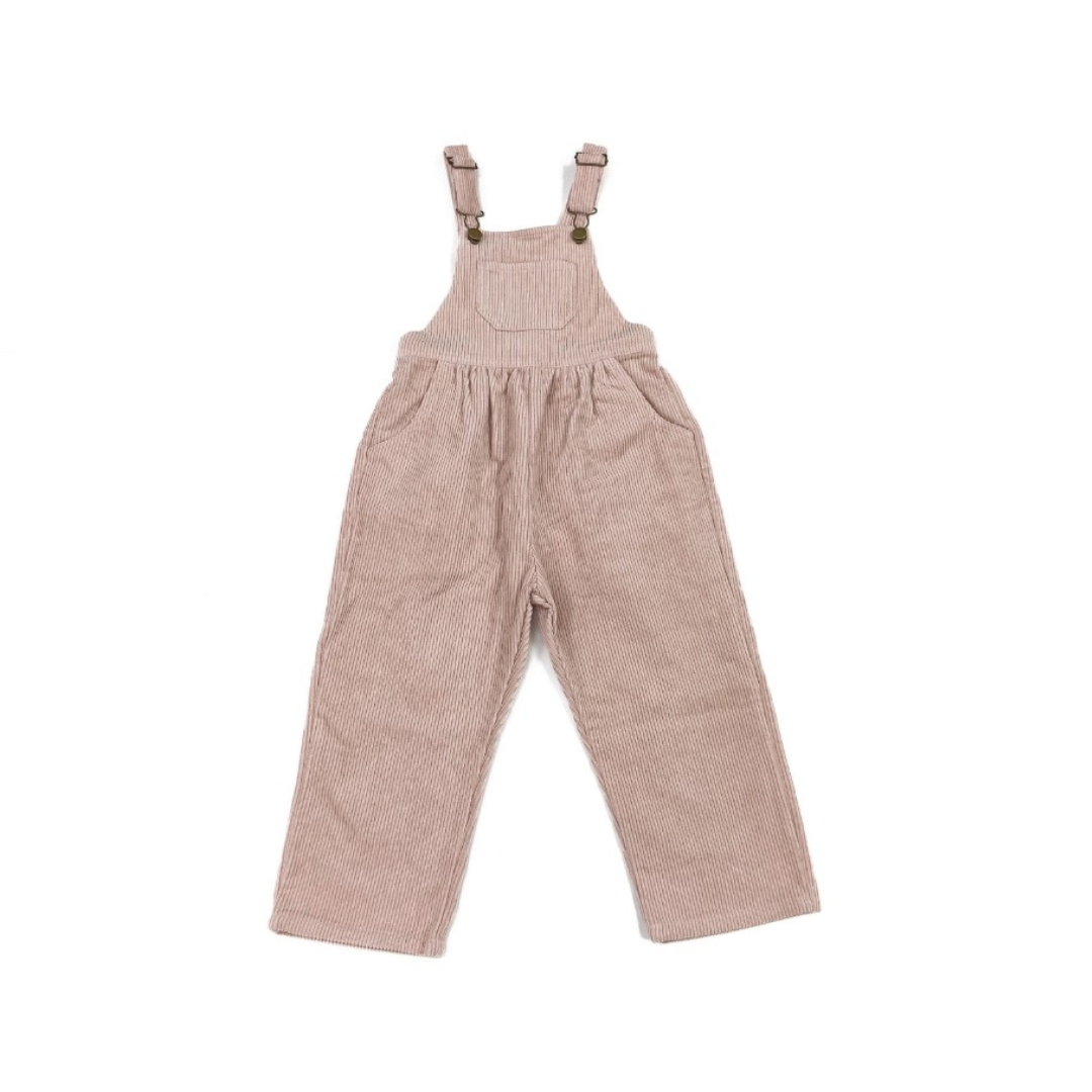 overalls | peachy pink