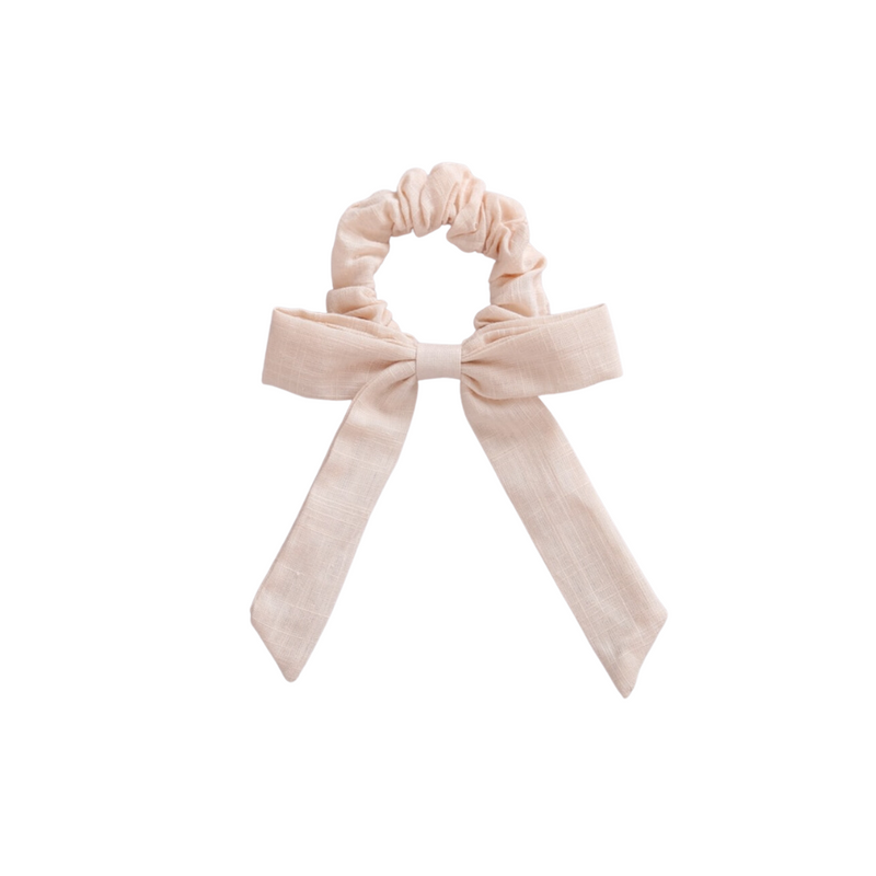 scrunchie bow | cream