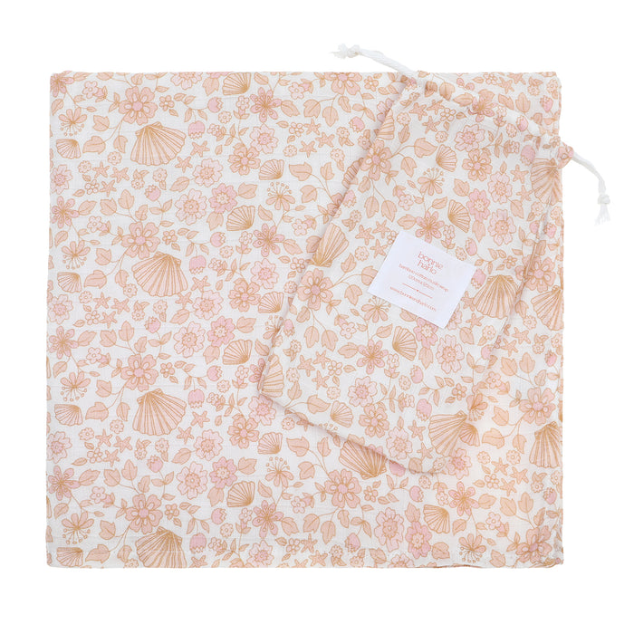 baby wrap swaddle | seashells