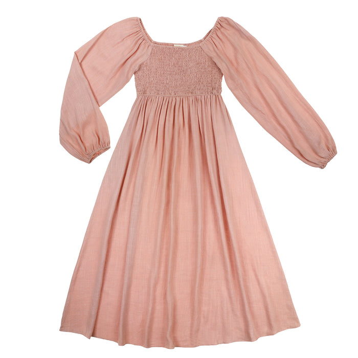 ladies maxi dress | pink