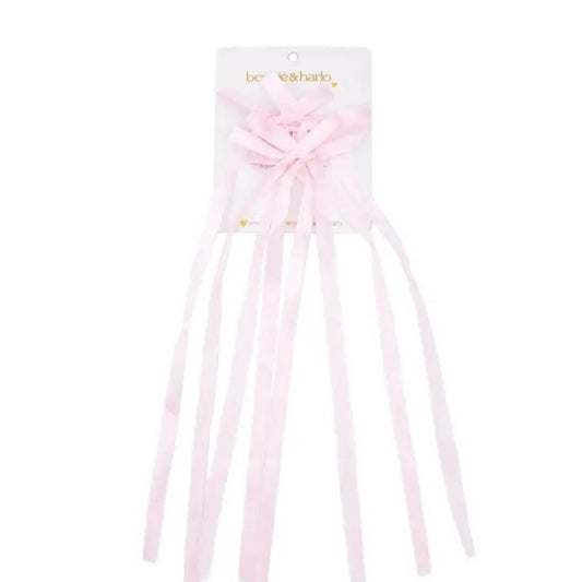 ribbon pigtails | pink