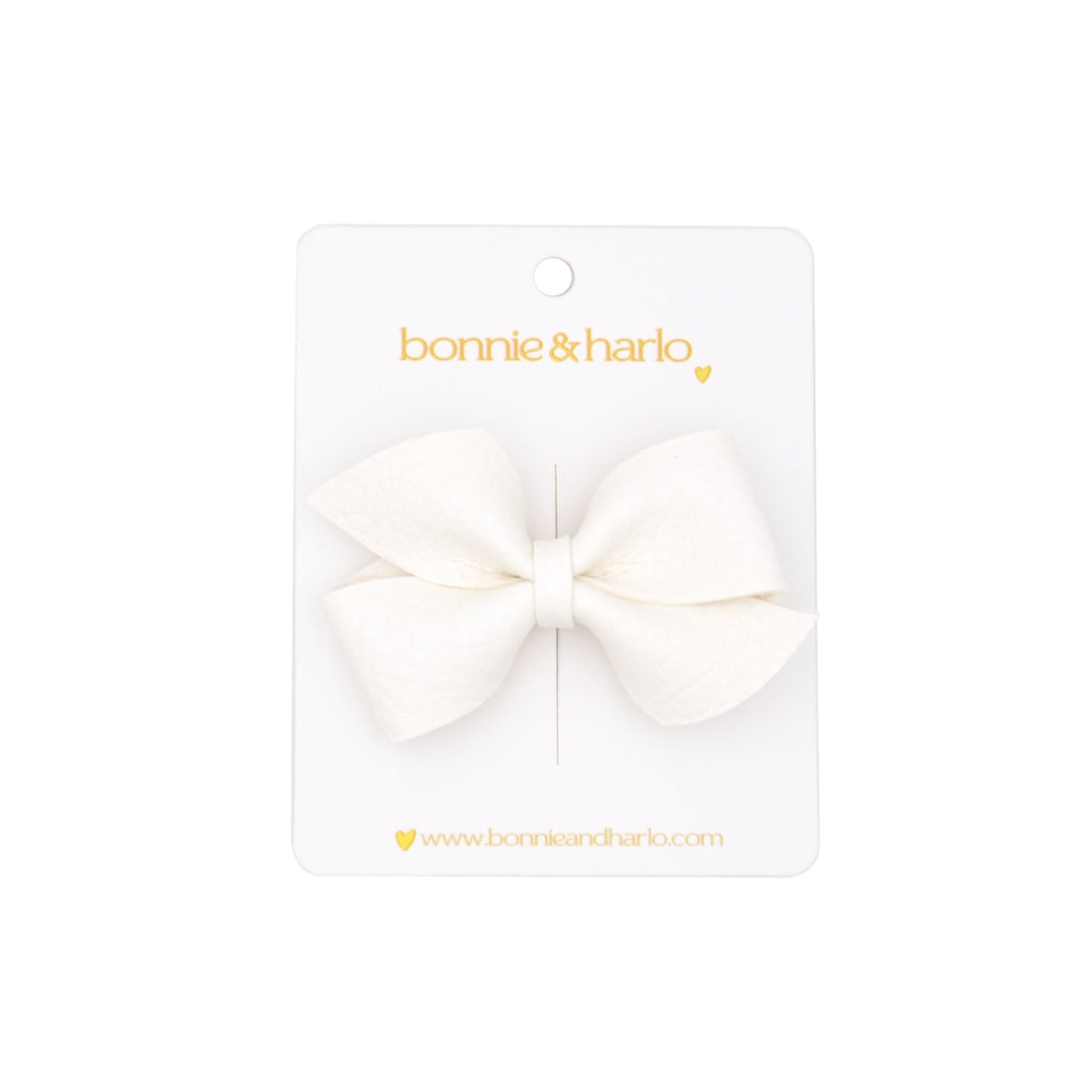Pinwheel Bow | White