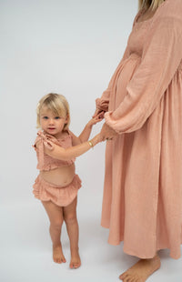 ladies maxi dress | pink