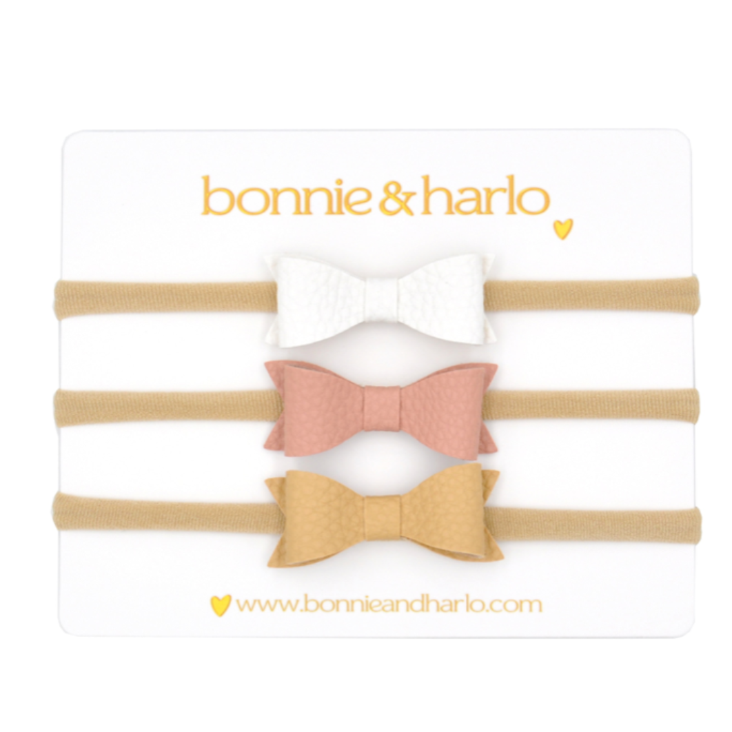 Mini Bow Headband | 3 Pack