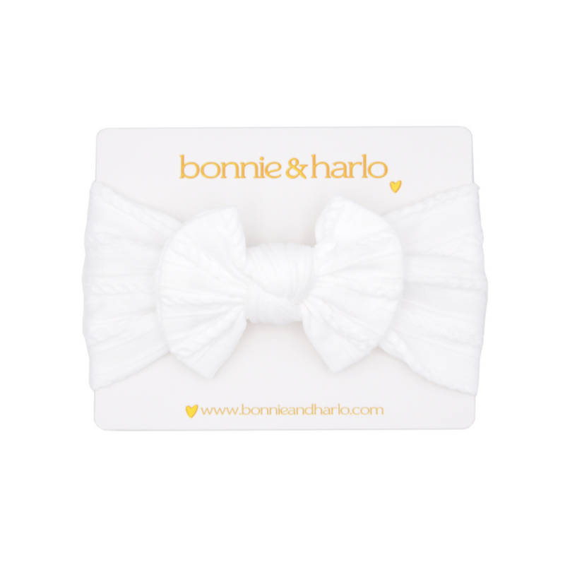 soft headband | white