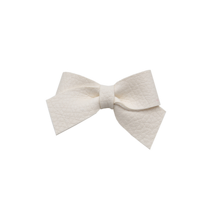 Bow Clip | White