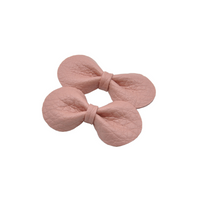 round bow clips | dusty