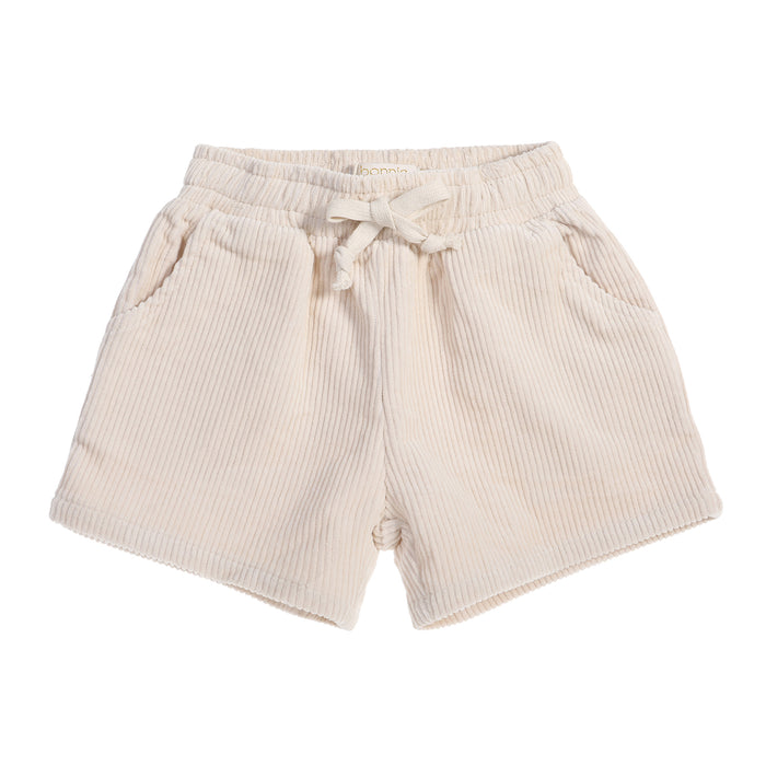 cord shorts | cream